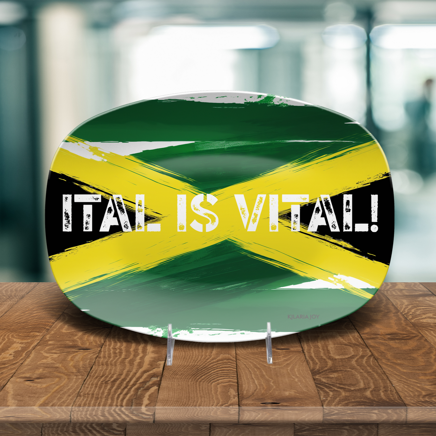 Ital is Vital Large Serving Platter