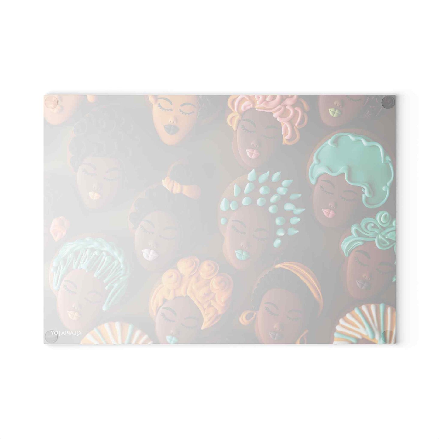 Bake It Black Premium Glass Cutting Board