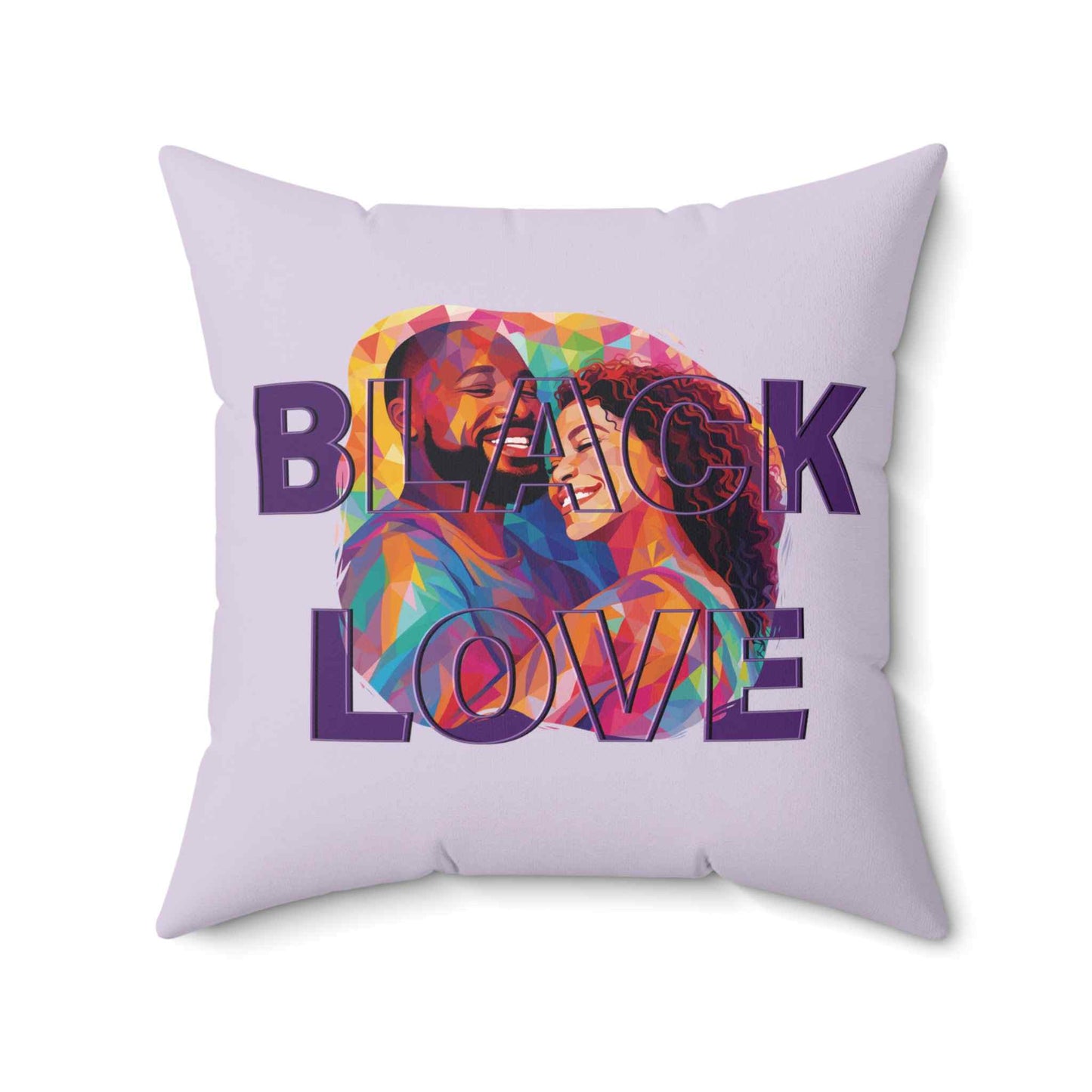Lavender Laughter - All Shades of Love - Square Pillow & Cover
