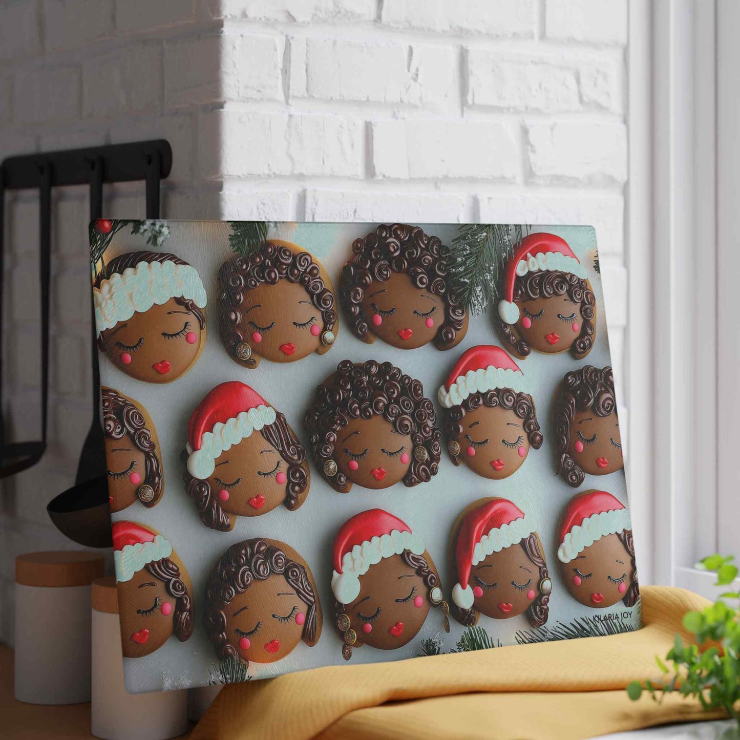 Merry & Fabulous Premium Glass Cutting Board