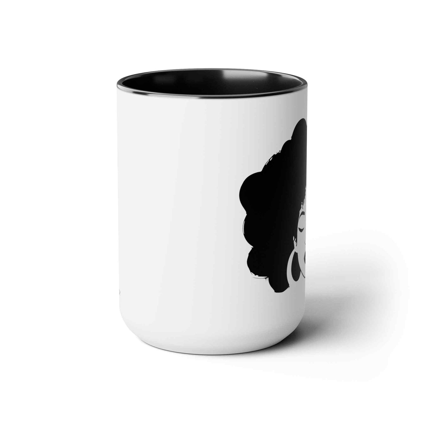 Black Mother Two-Tone Coffee Mug, 15oz