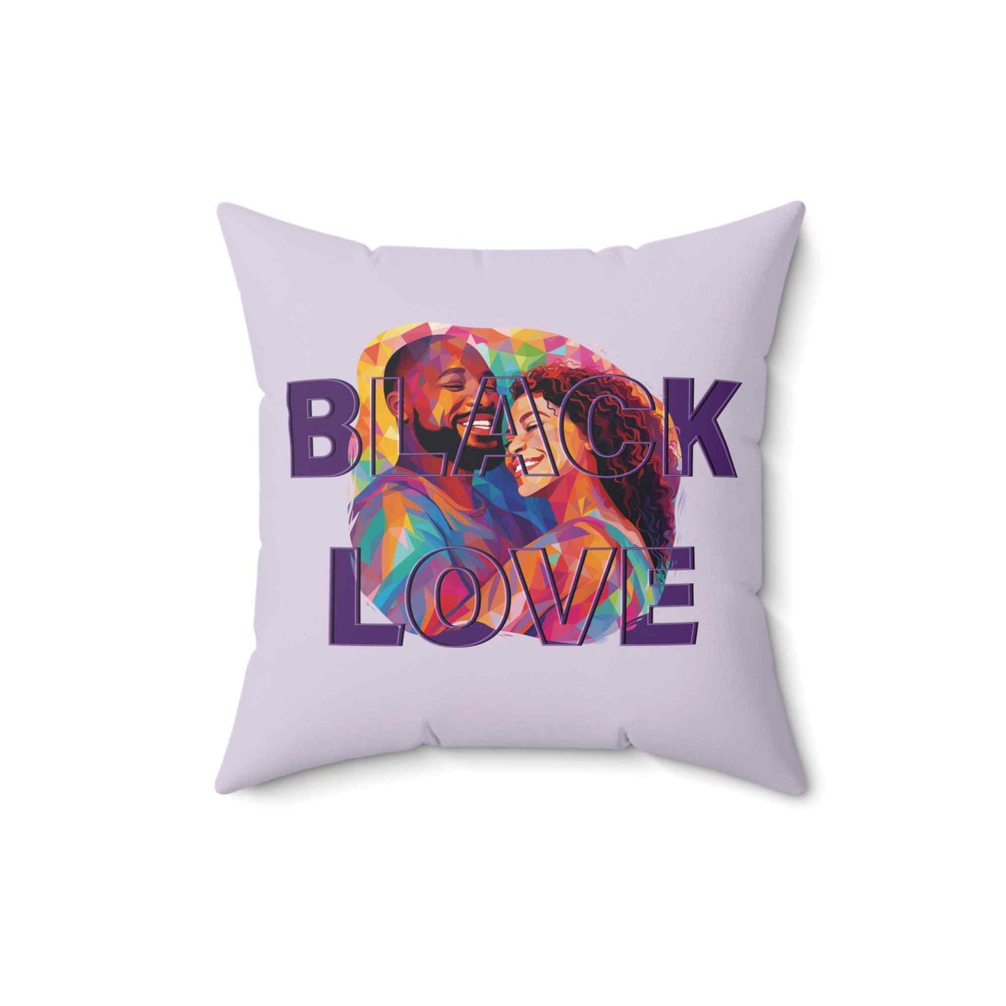 Lavender Laughter - All Shades of Love - Square Pillow & Cover