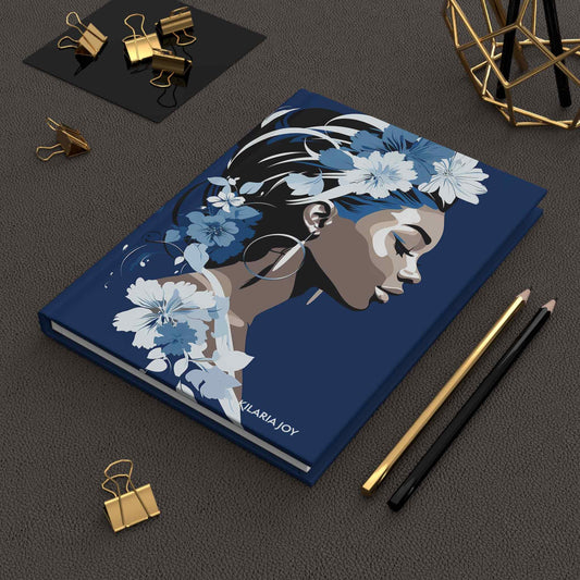 Cobalt Contemplation Hardcover Journal