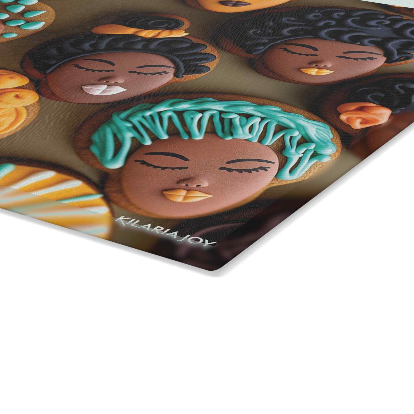 Bake It Black Premium Glass Cutting Board