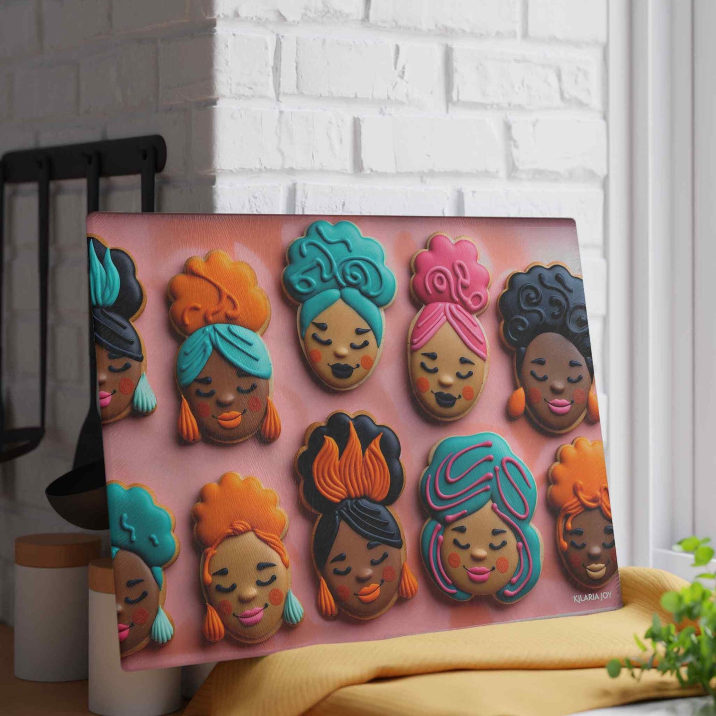 Sisterhood of Sweets Premium Glass Cutting Board