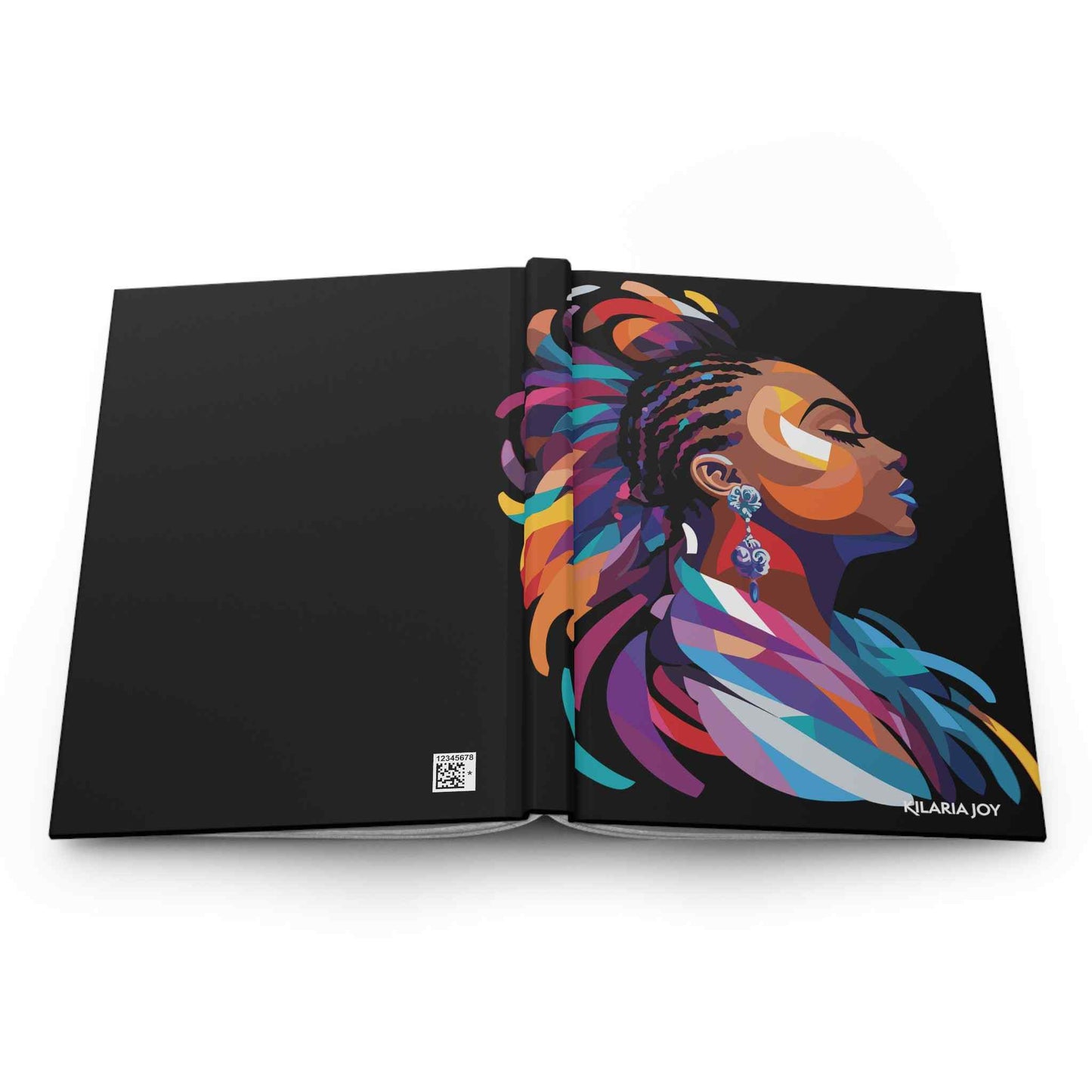 Muse in Multicolor Hardcover Journal