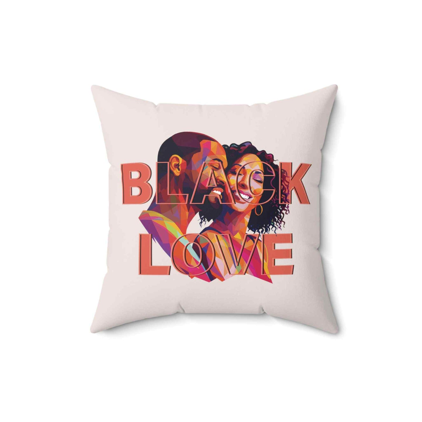 Coral Caress - All Shades of Love - Square Pillow & Cover