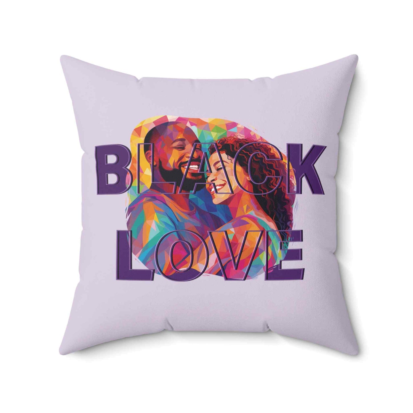 Lavender Laughter - All Shades of Love - Square Pillow & Cover