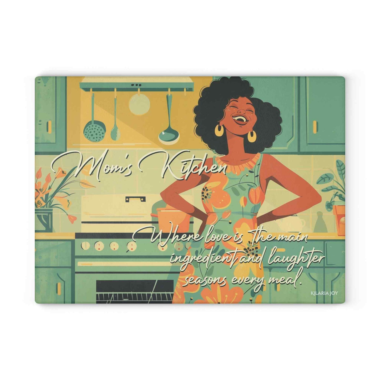 Mom's Kitchen Premium Glass Cutting Board