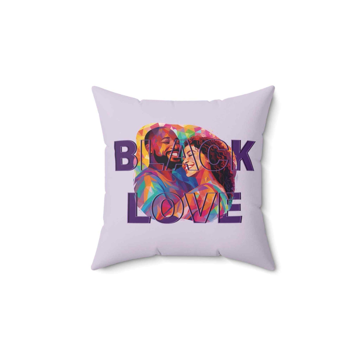 Lavender Laughter - All Shades of Love - Square Pillow & Cover