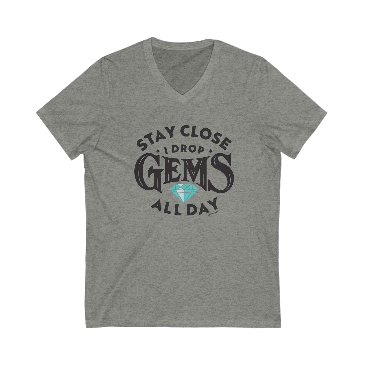 Dropping Gems Women's Premium V-neck T-shirt