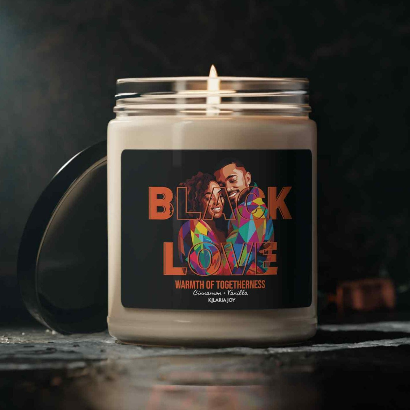 Caramel Cuddles - All Shades of Love - Scented Soy Candle, 9oz