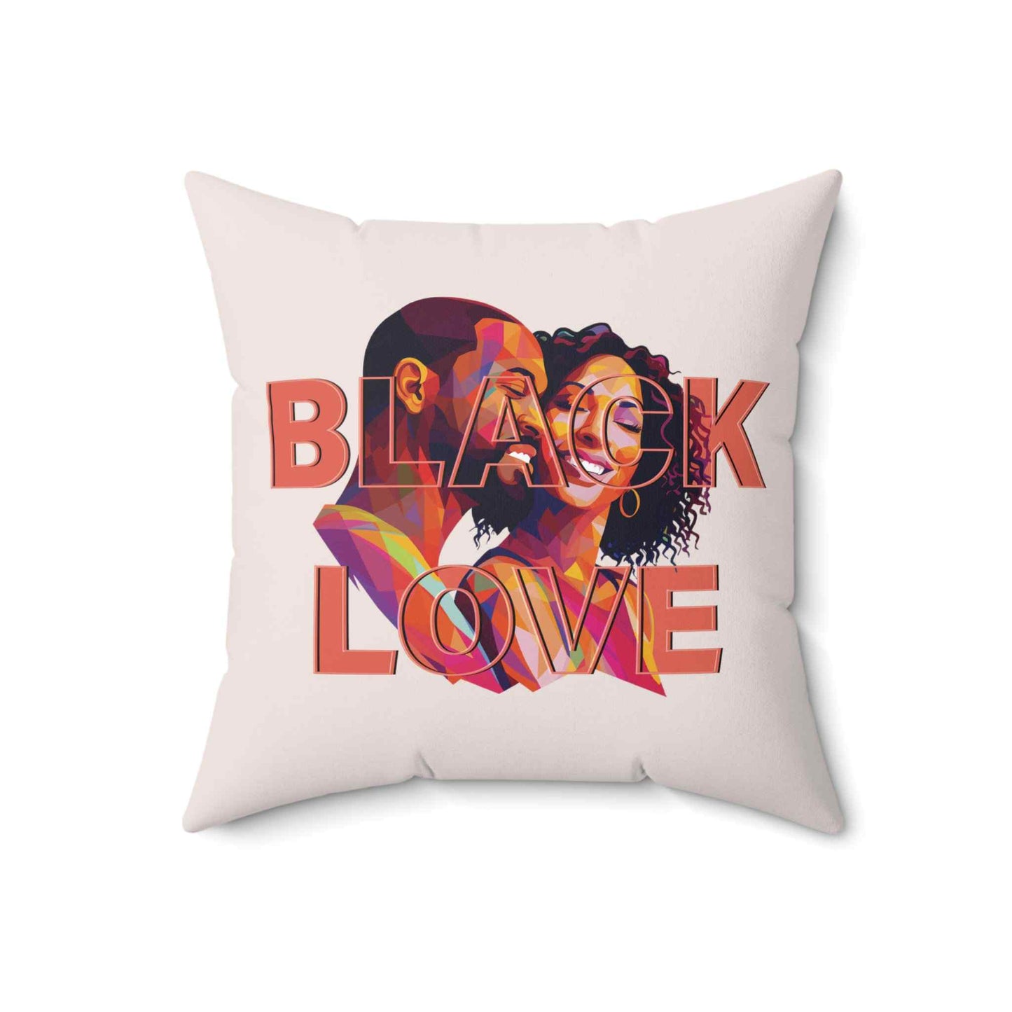 Coral Caress - All Shades of Love - Square Pillow & Cover