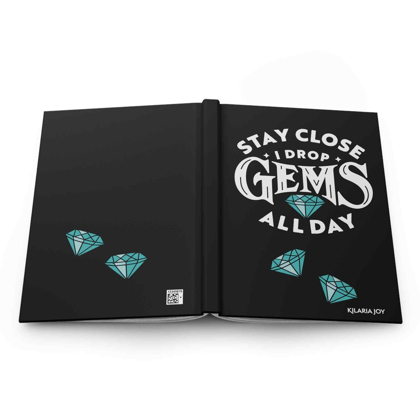 Dropping Gems Hardcover Journal