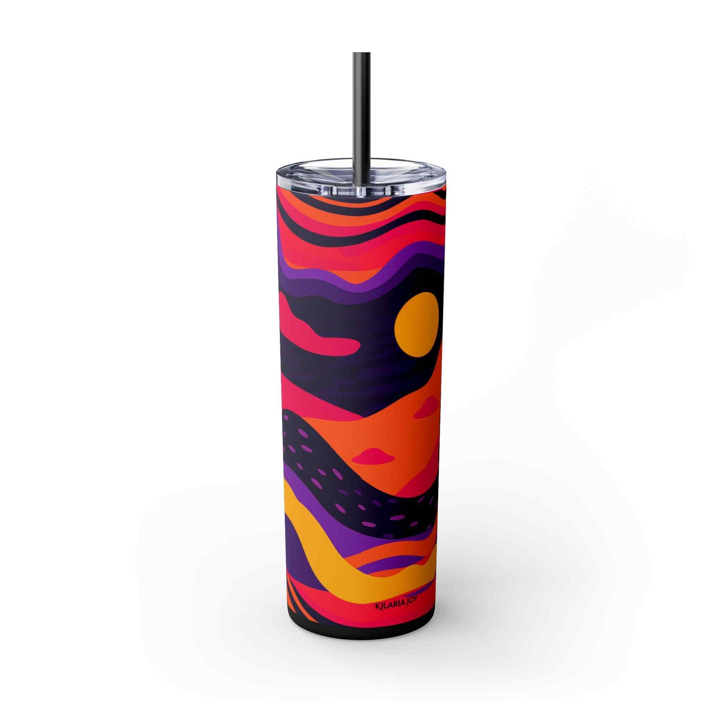 Ambitious Ascent Skinny Tumbler with Straw, 20oz