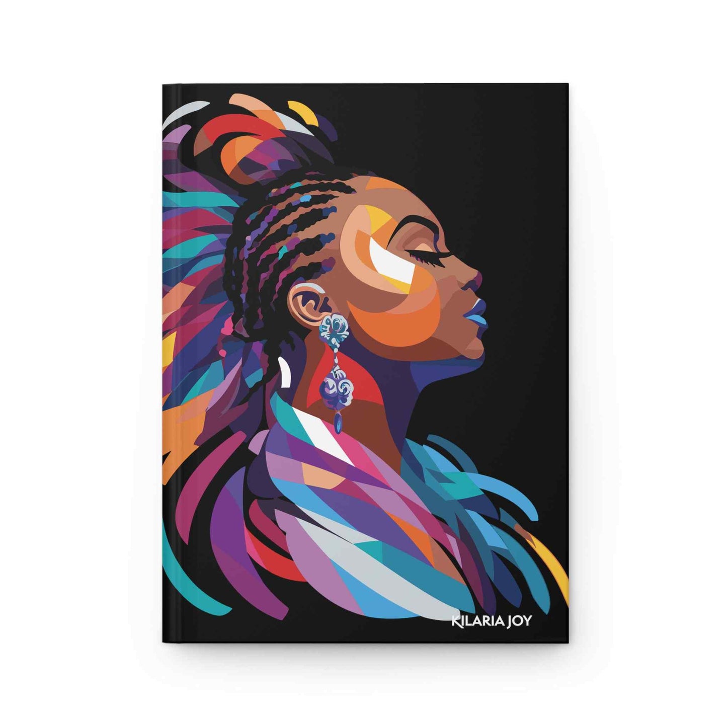 Muse in Multicolor Hardcover Journal
