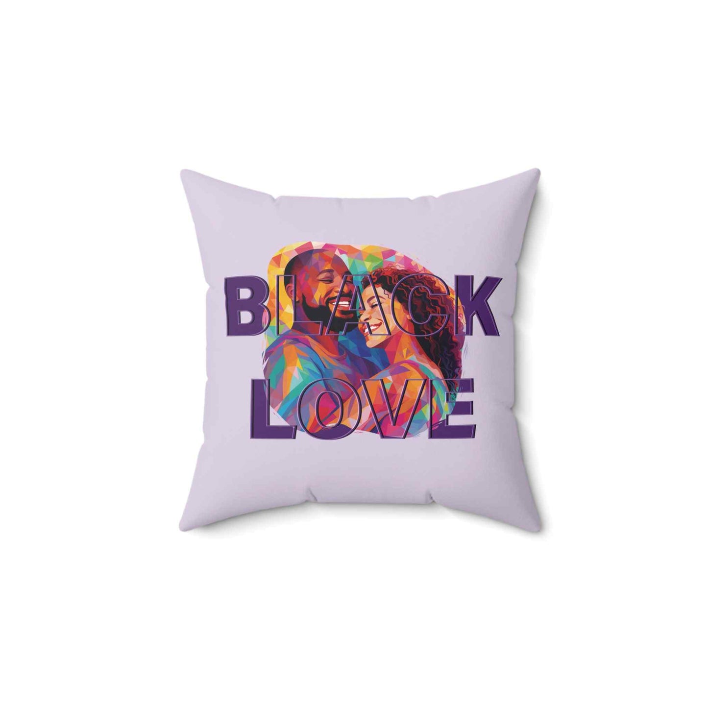 Lavender Laughter - All Shades of Love - Square Pillow & Cover