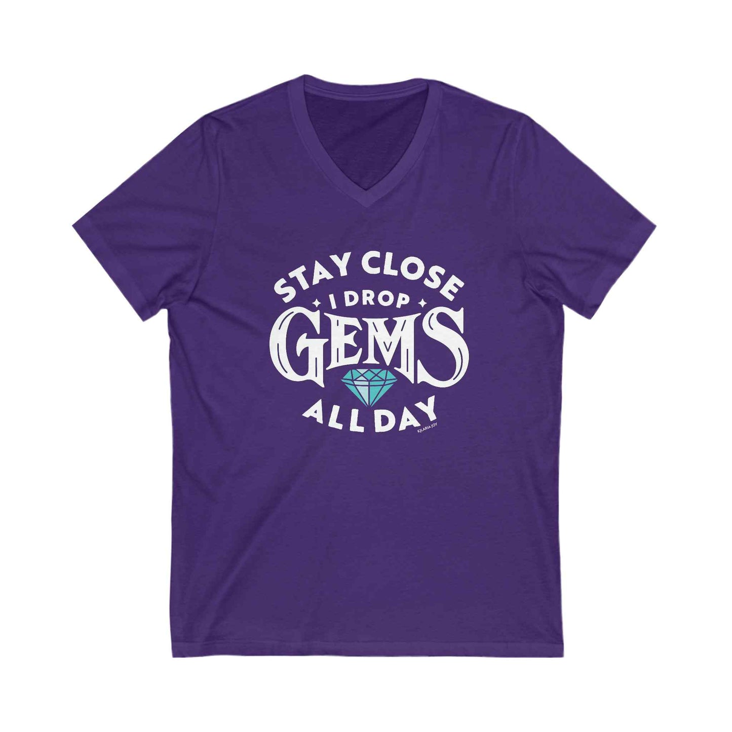 Dropping Gems Women's Premium V-neck T-shirt