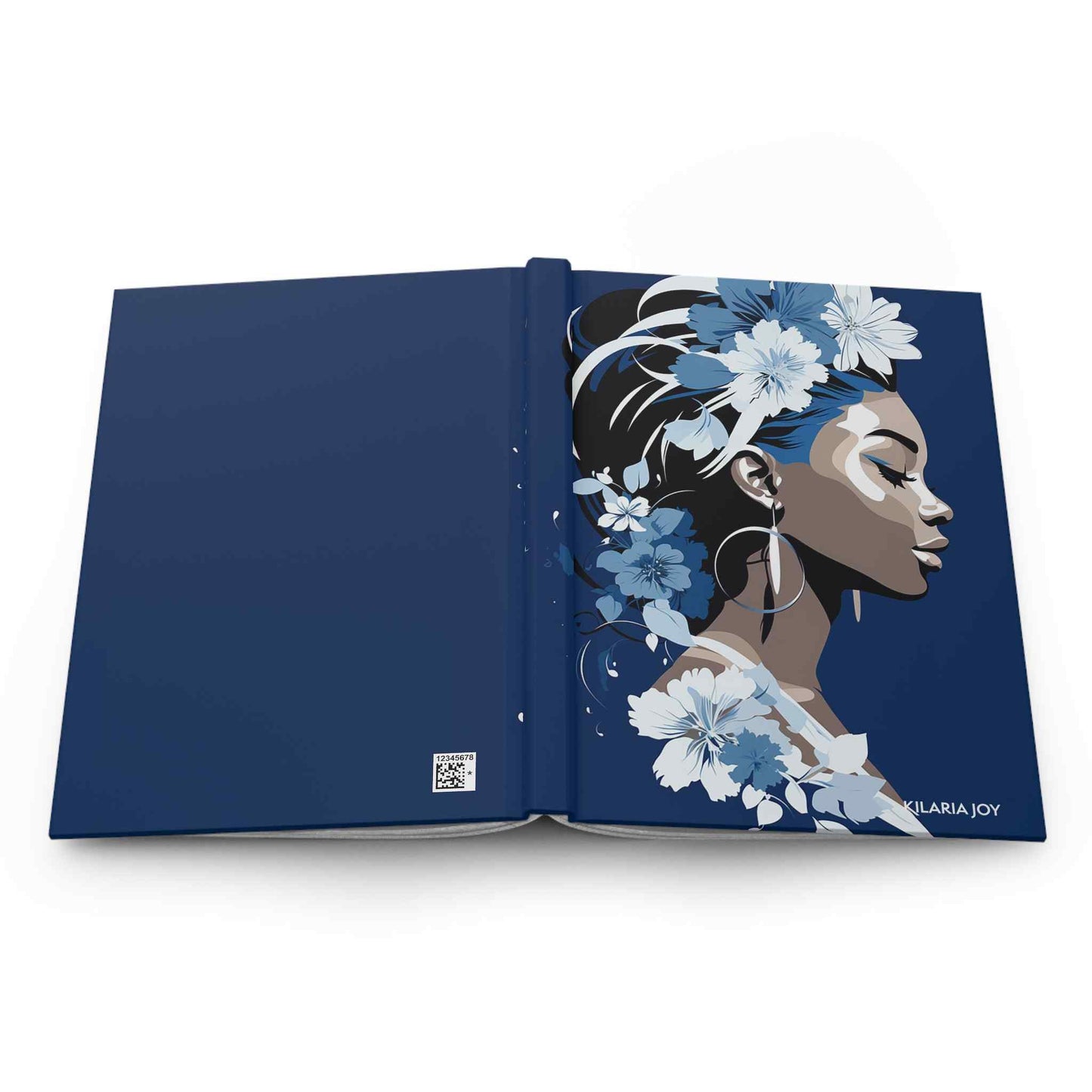 Cobalt Contemplation Hardcover Journal