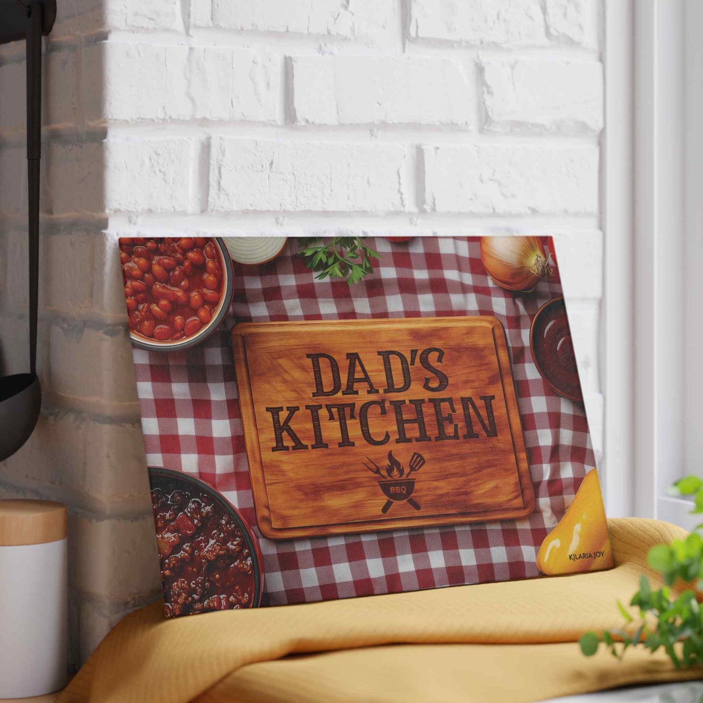 Dad's Kitchen Premium Glass Cutting Board