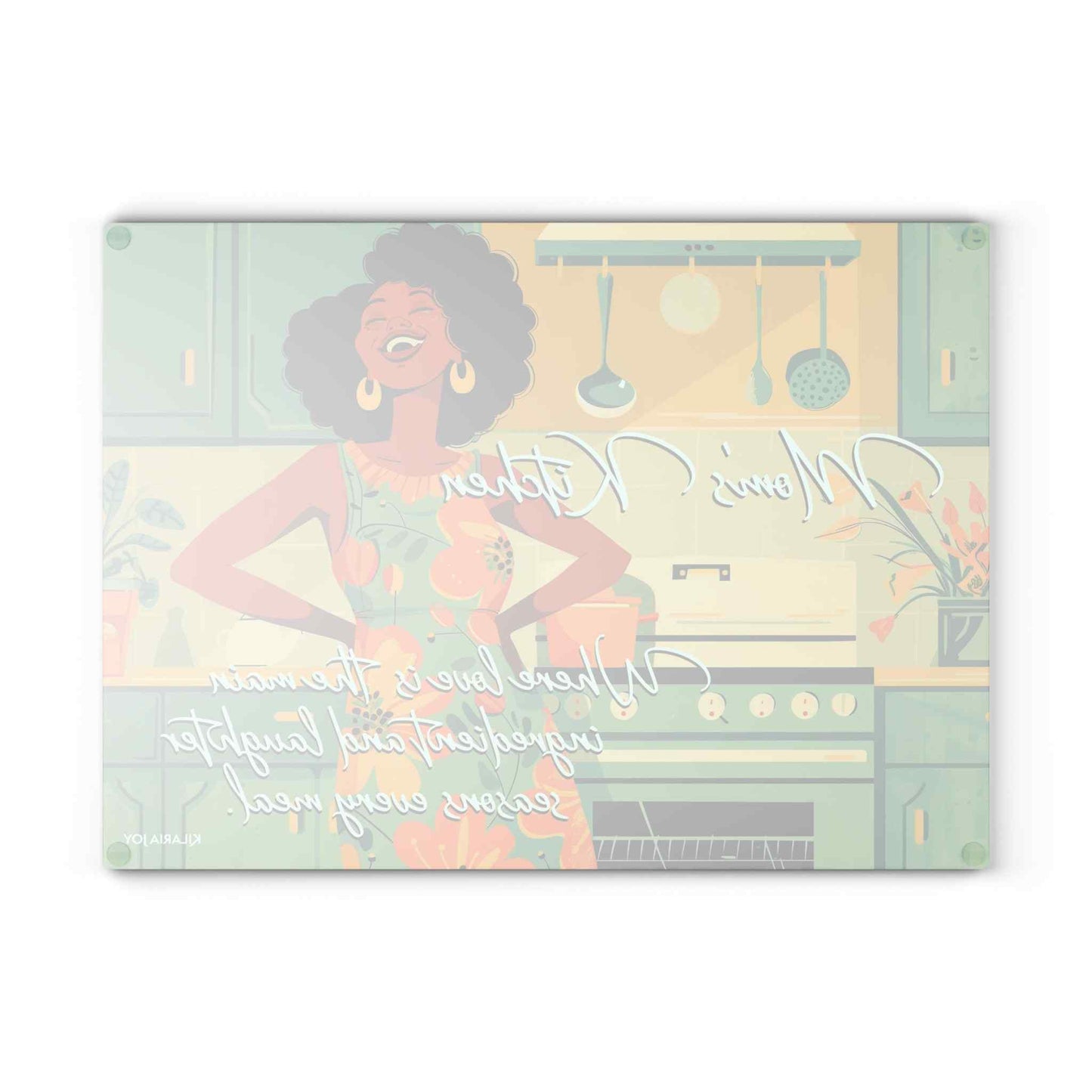 Mom's Kitchen Premium Glass Cutting Board
