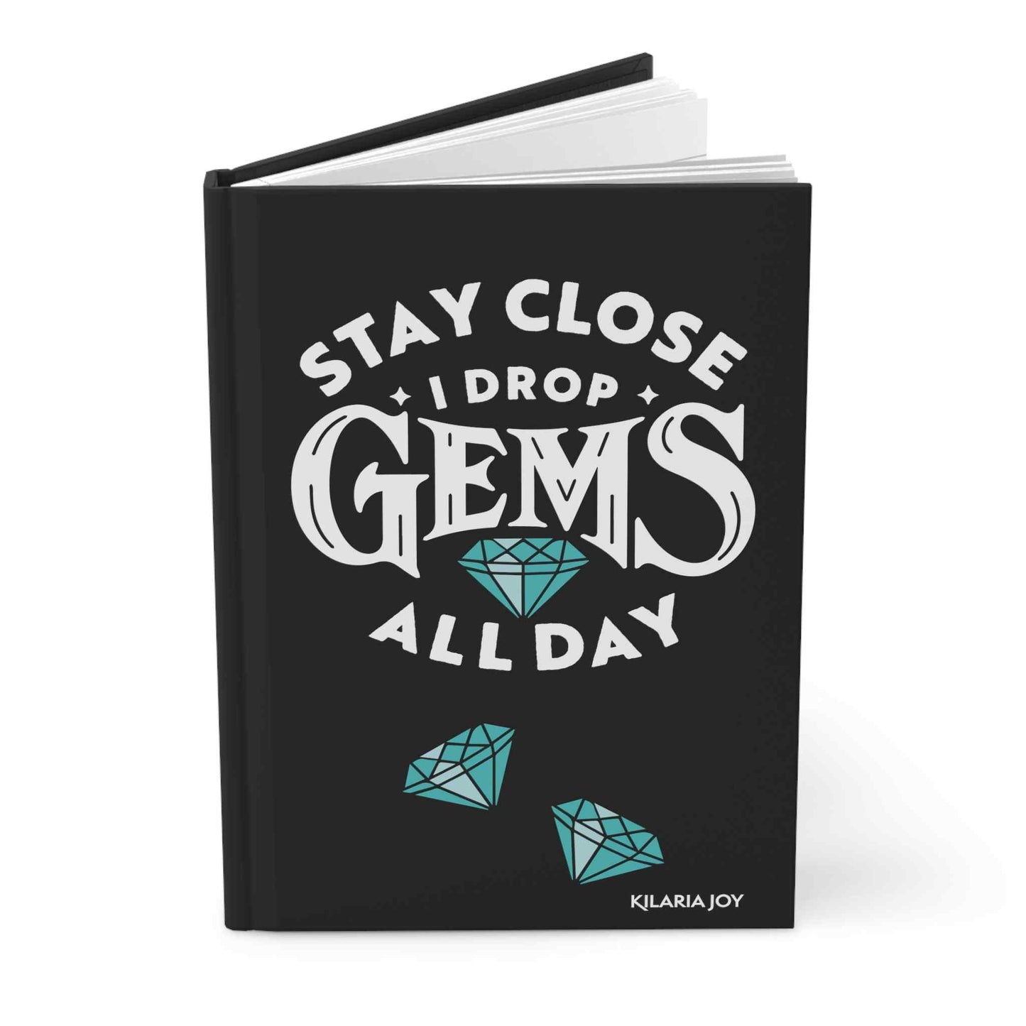 Dropping Gems Hardcover Journal