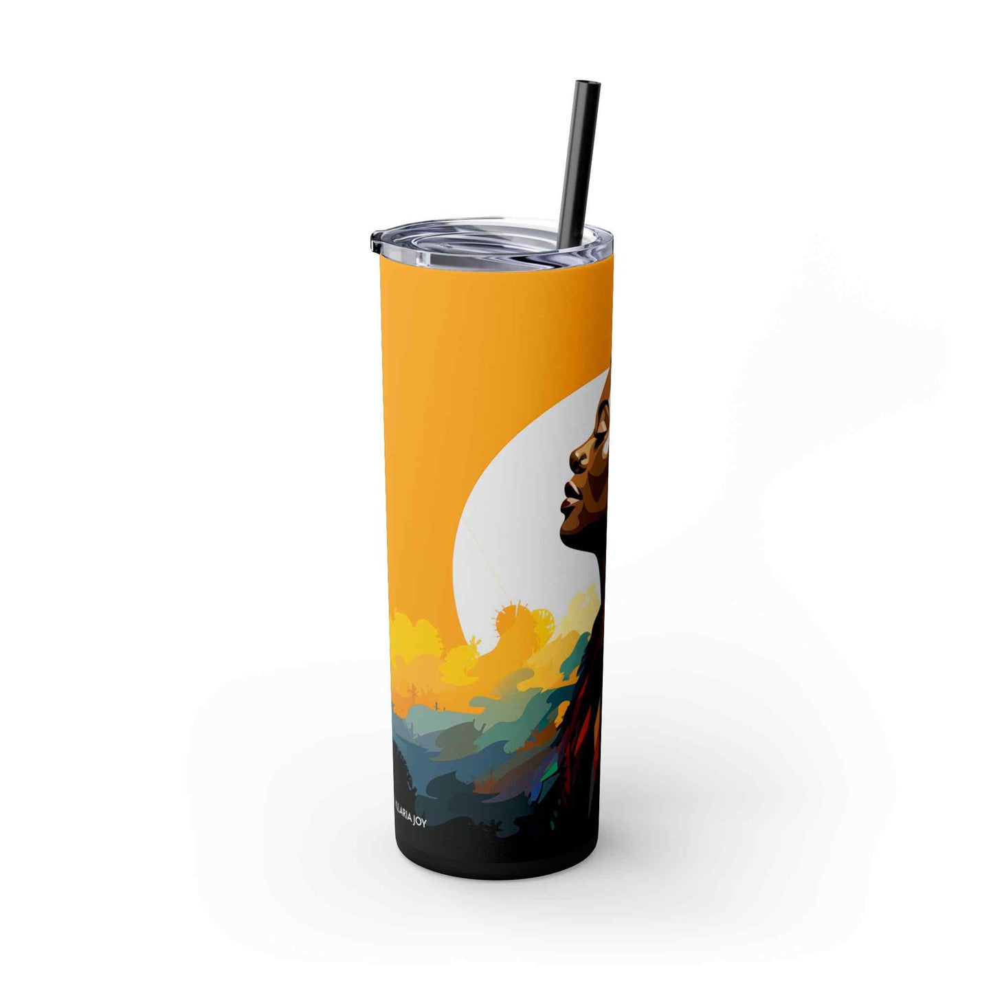 Chroma Tranquility Skinny Tumbler with Straw, 20oz