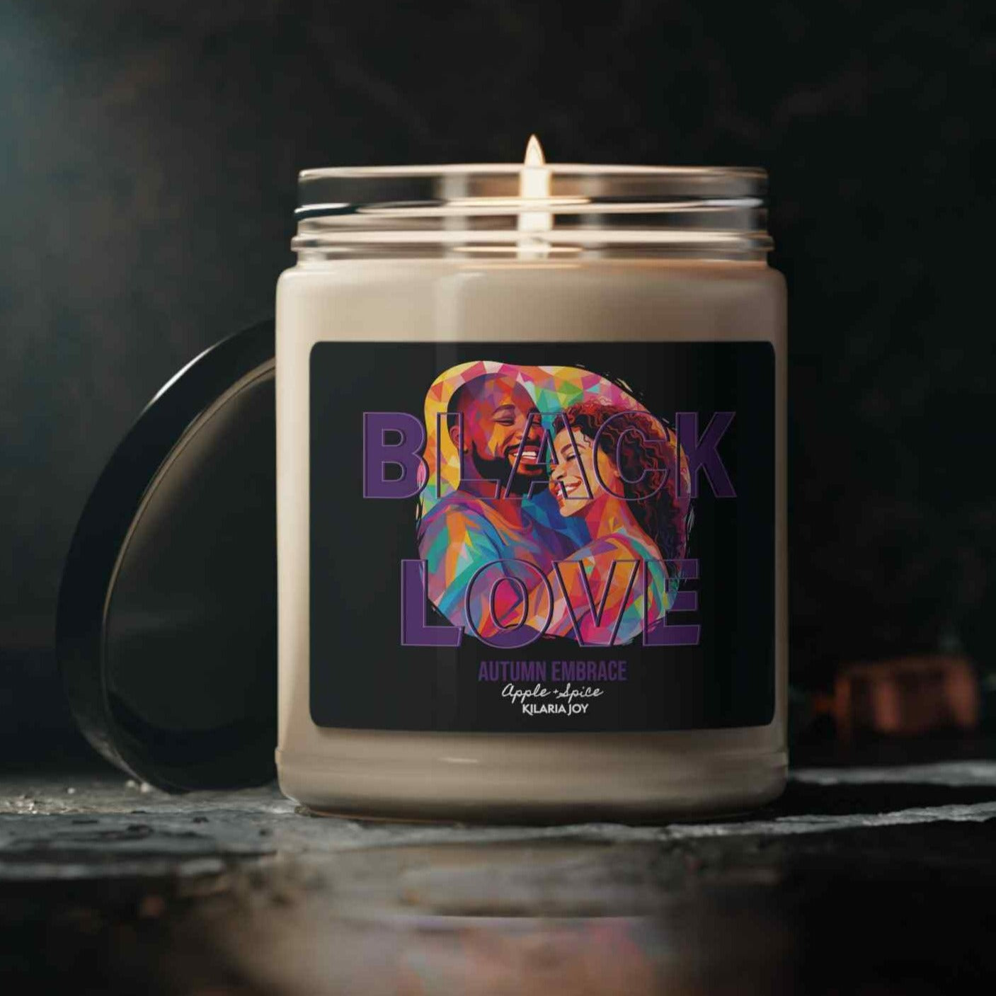 Lavender Laughter - All Shades of Love - Scented Soy Candle, 9oz