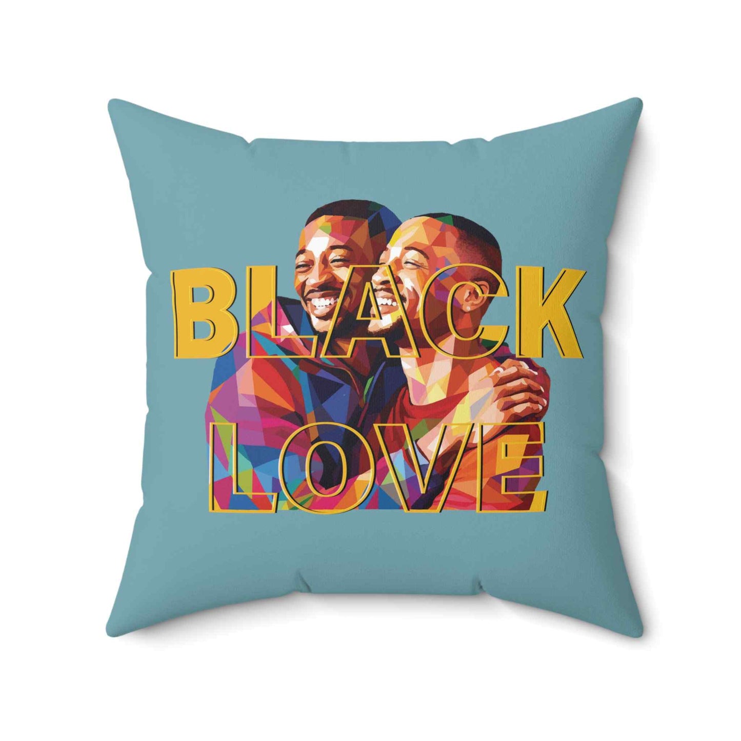 Golden Unity - All Shades of Love - Square Pillow & Cover