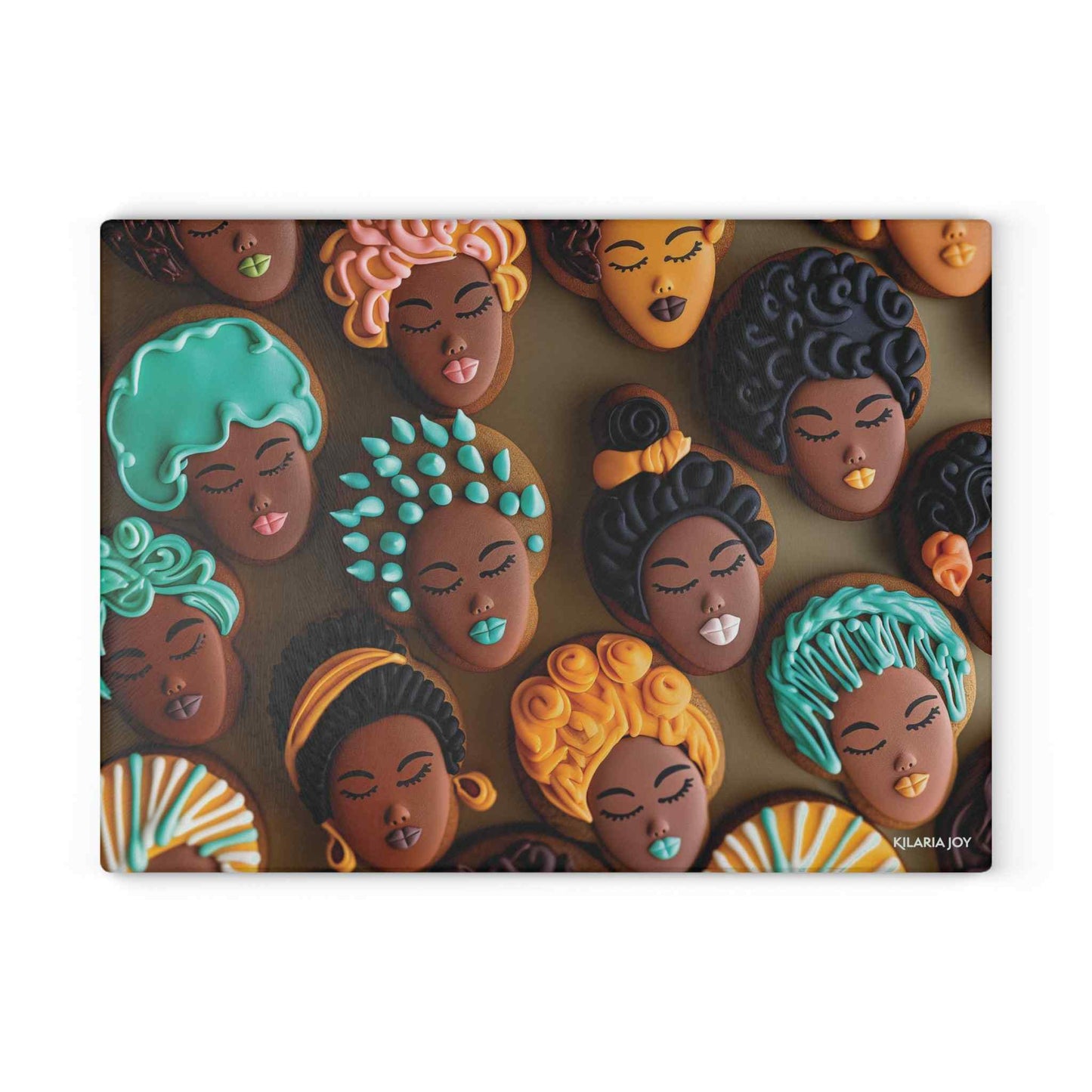 Bake It Black Premium Glass Cutting Board