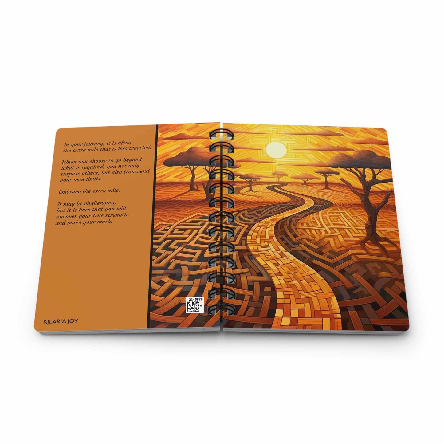 Extra Mile Spiral Bound Journal