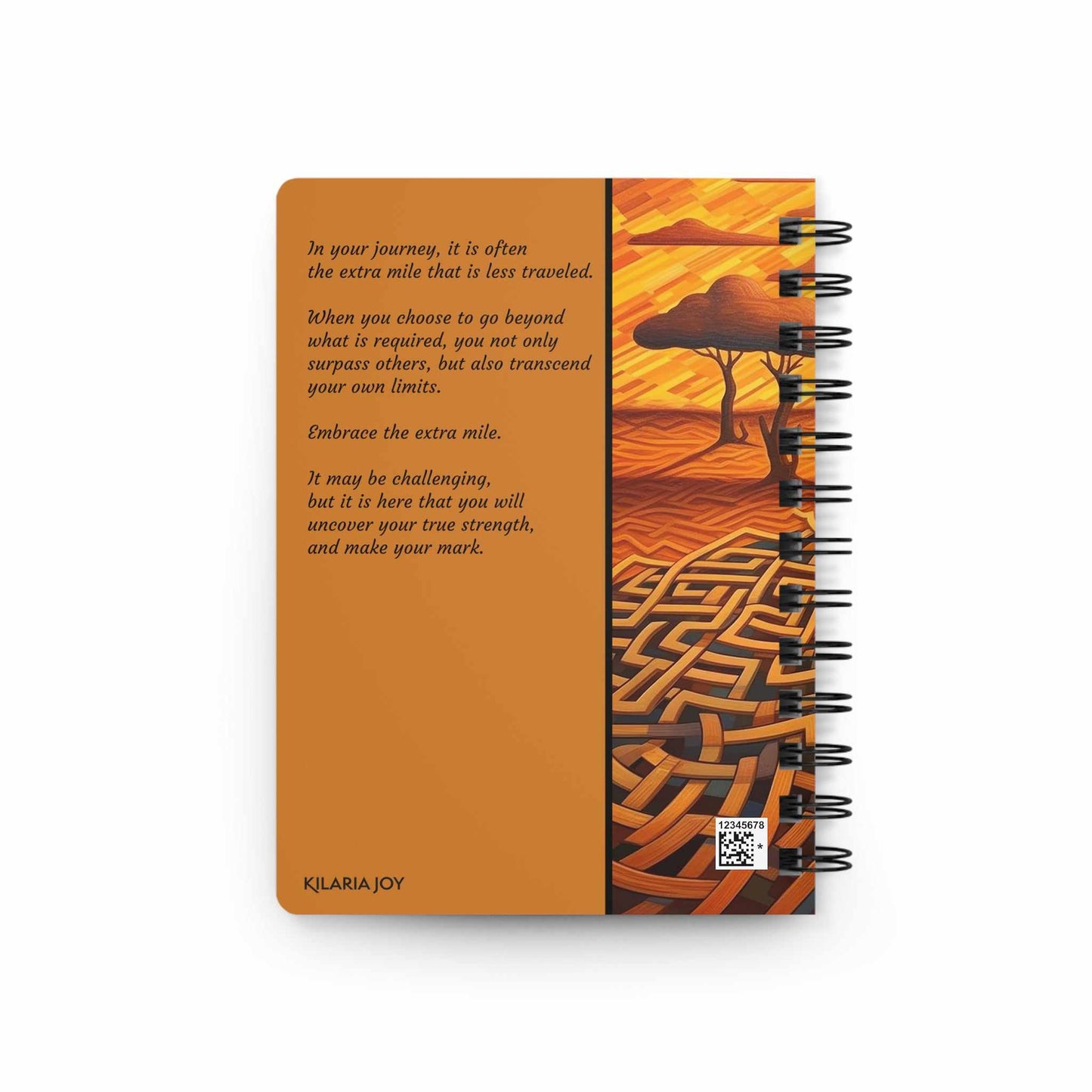 Extra Mile Spiral Bound Journal