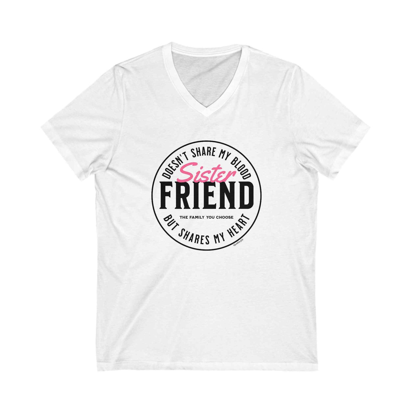 Sister Friend Shirt Women's Premium V-neck T-shirt