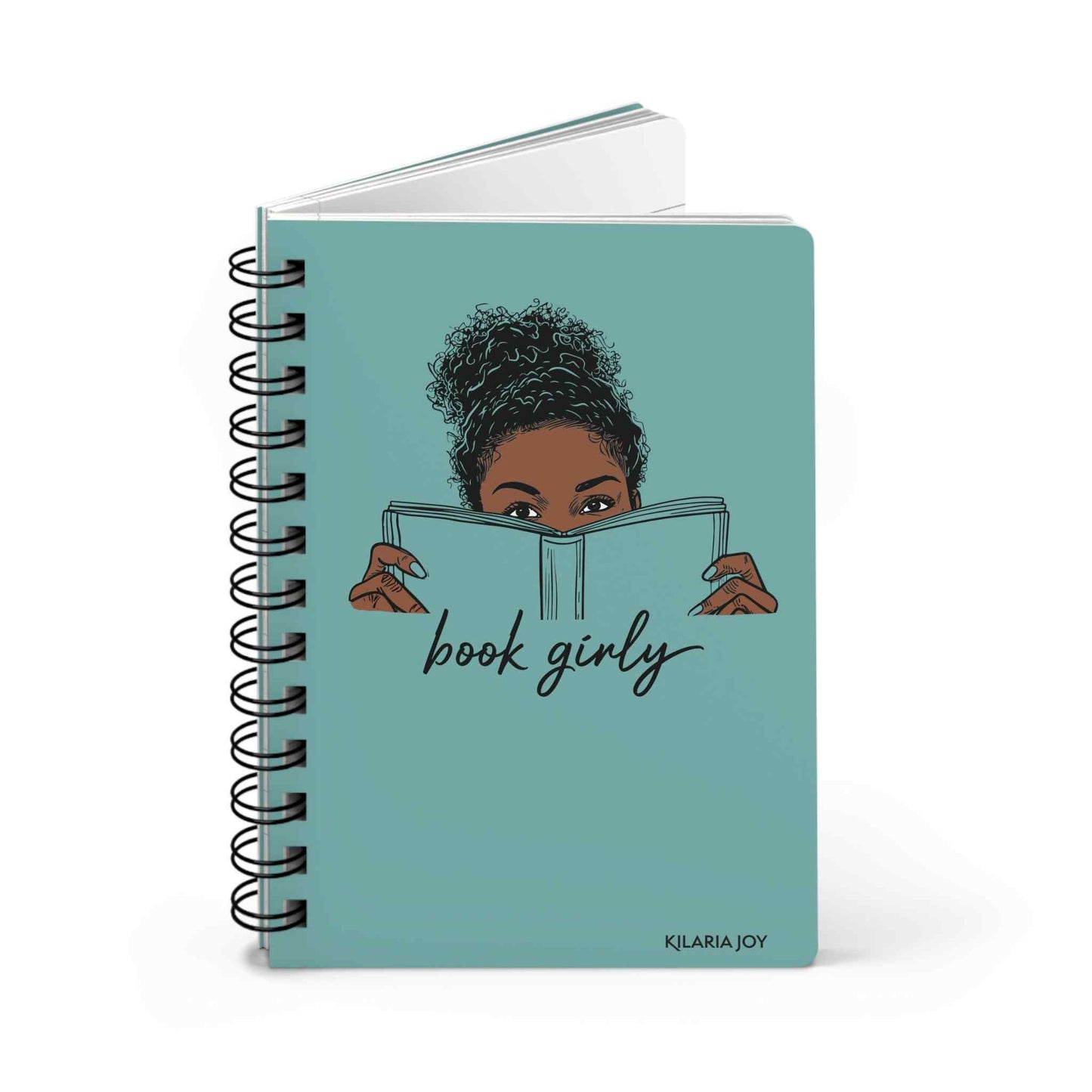 Book Girly Spiral Bound Journal