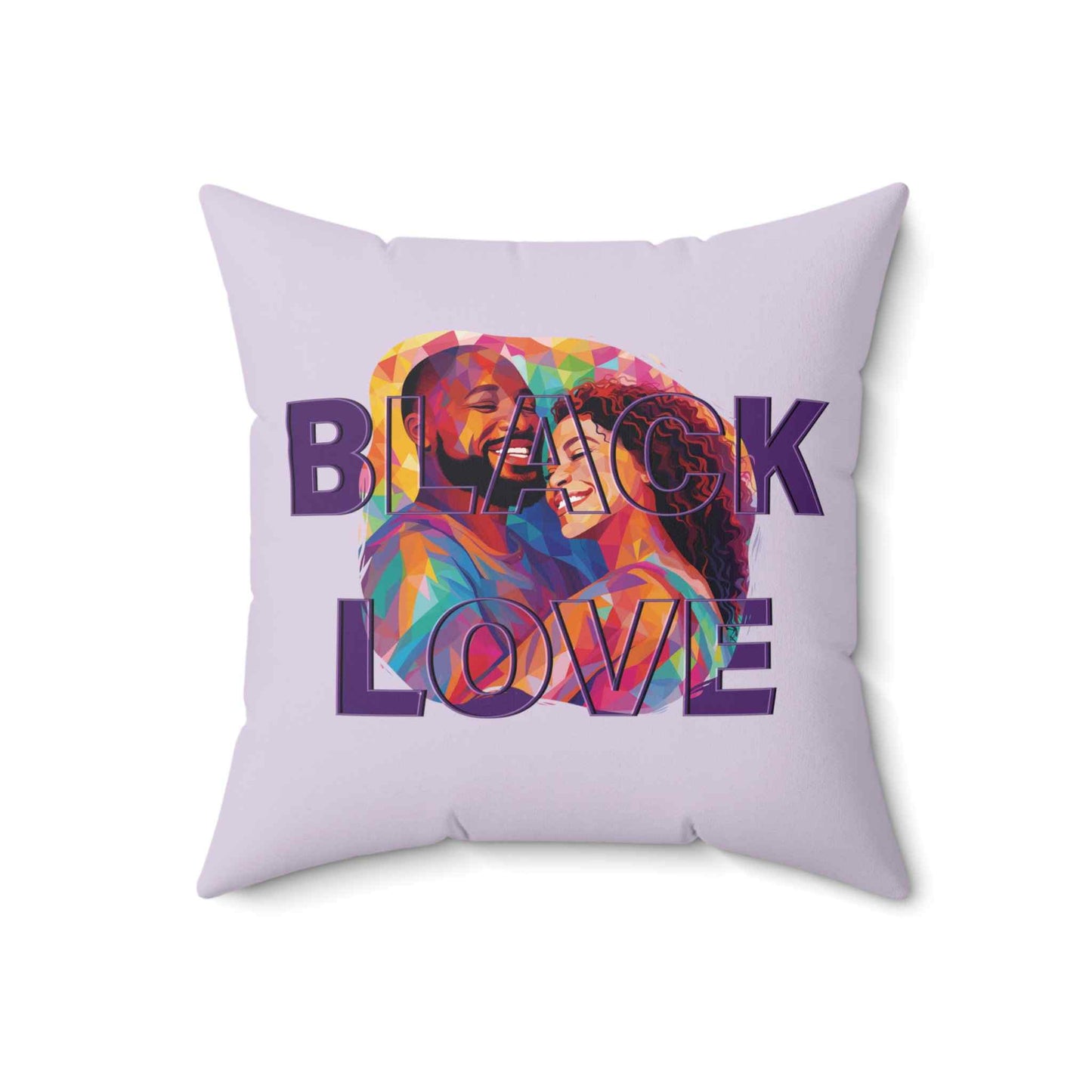 Lavender Laughter - All Shades of Love - Square Pillow & Cover