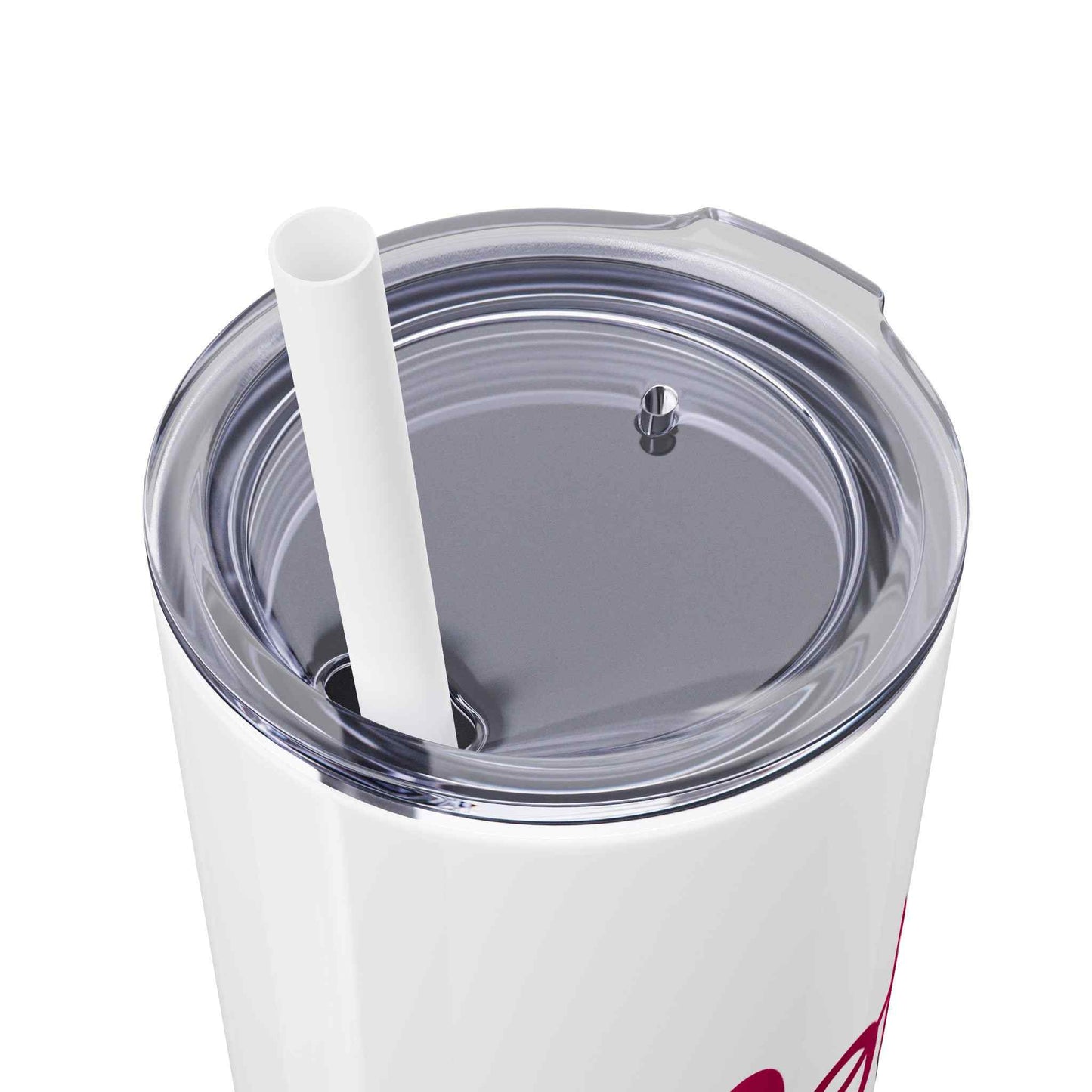 Mom Influencer Skinny Tumbler with Straw, 20oz
