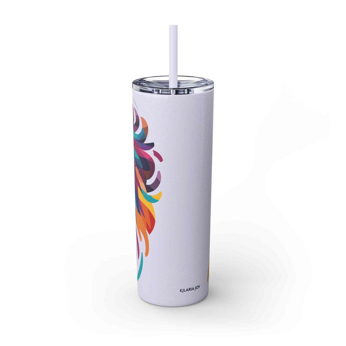 Muse in Multicolor Skinny Tumbler with Straw, 20oz
