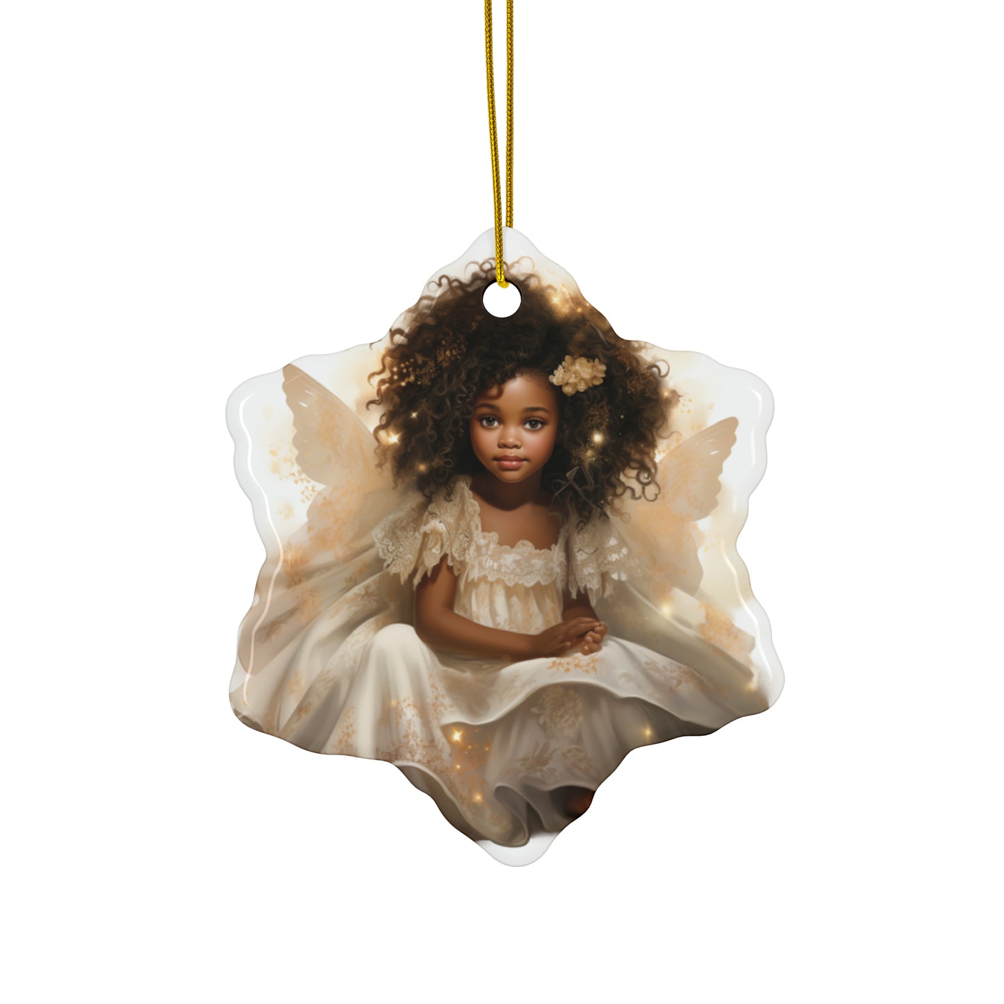 Little Angels Among Us - Ceramic Ornaments (1pc, 3pcs, 5pcs, 10pcs)
