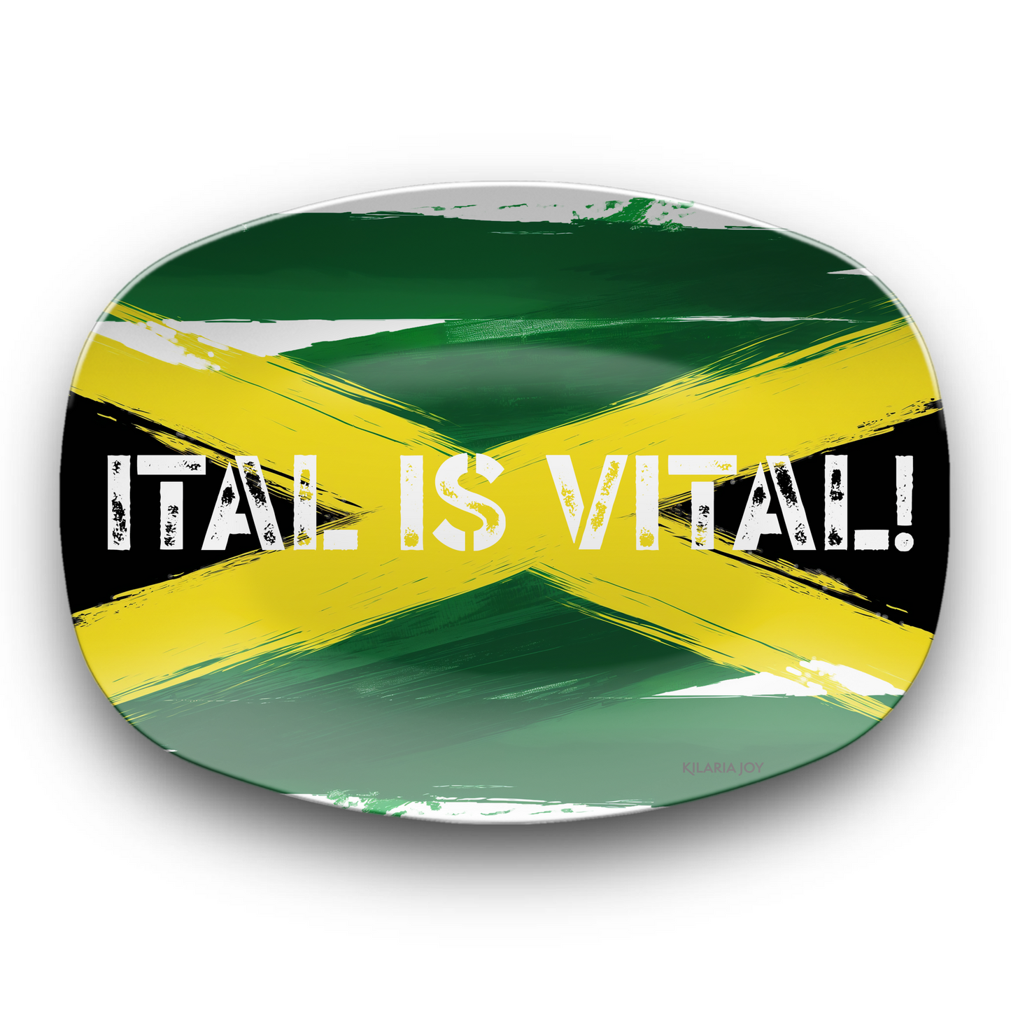 Ital is Vital Large Serving Platter