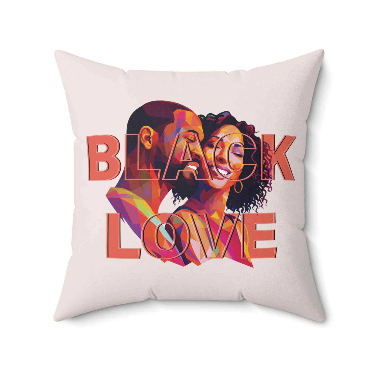 Coral Caress - All Shades of Love - Square Pillow & Cover