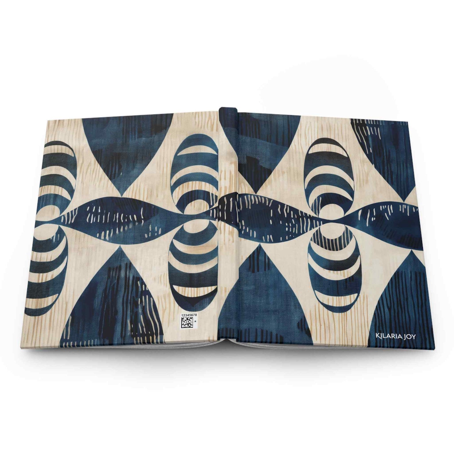 Africanized Blue Hardcover Journal