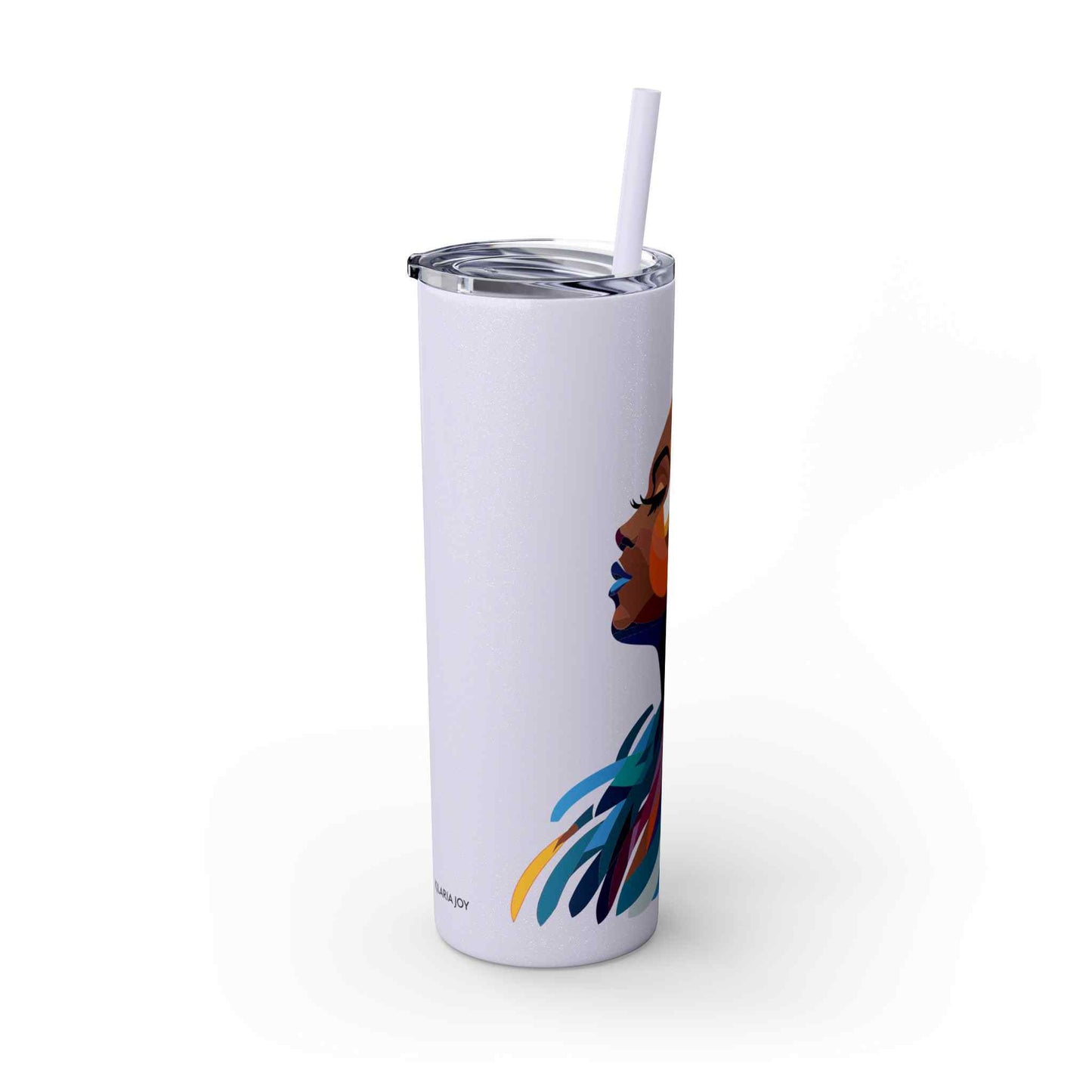 Muse in Multicolor Skinny Tumbler with Straw, 20oz