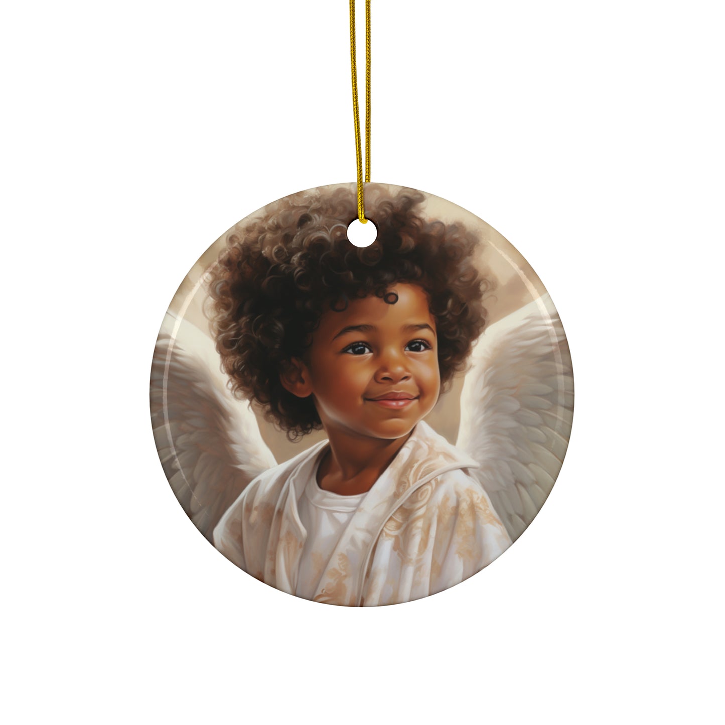 Little Angels Among Us - Ceramic Ornaments (1pc, 3pcs, 5pcs, 10pcs)