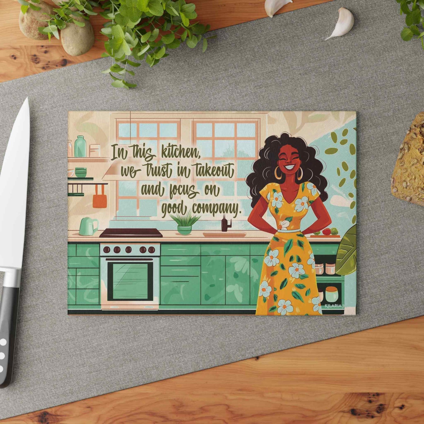 Focus on Company Premium Glass Cutting Board