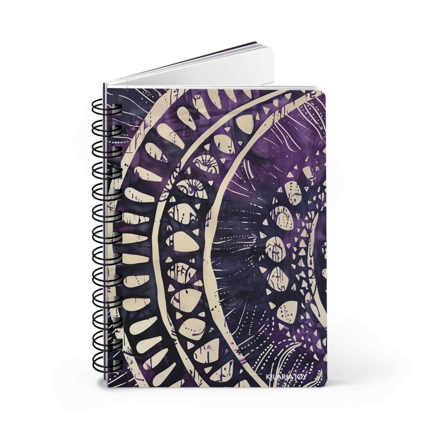 Amethyst in Batik Spiral Bound Journal