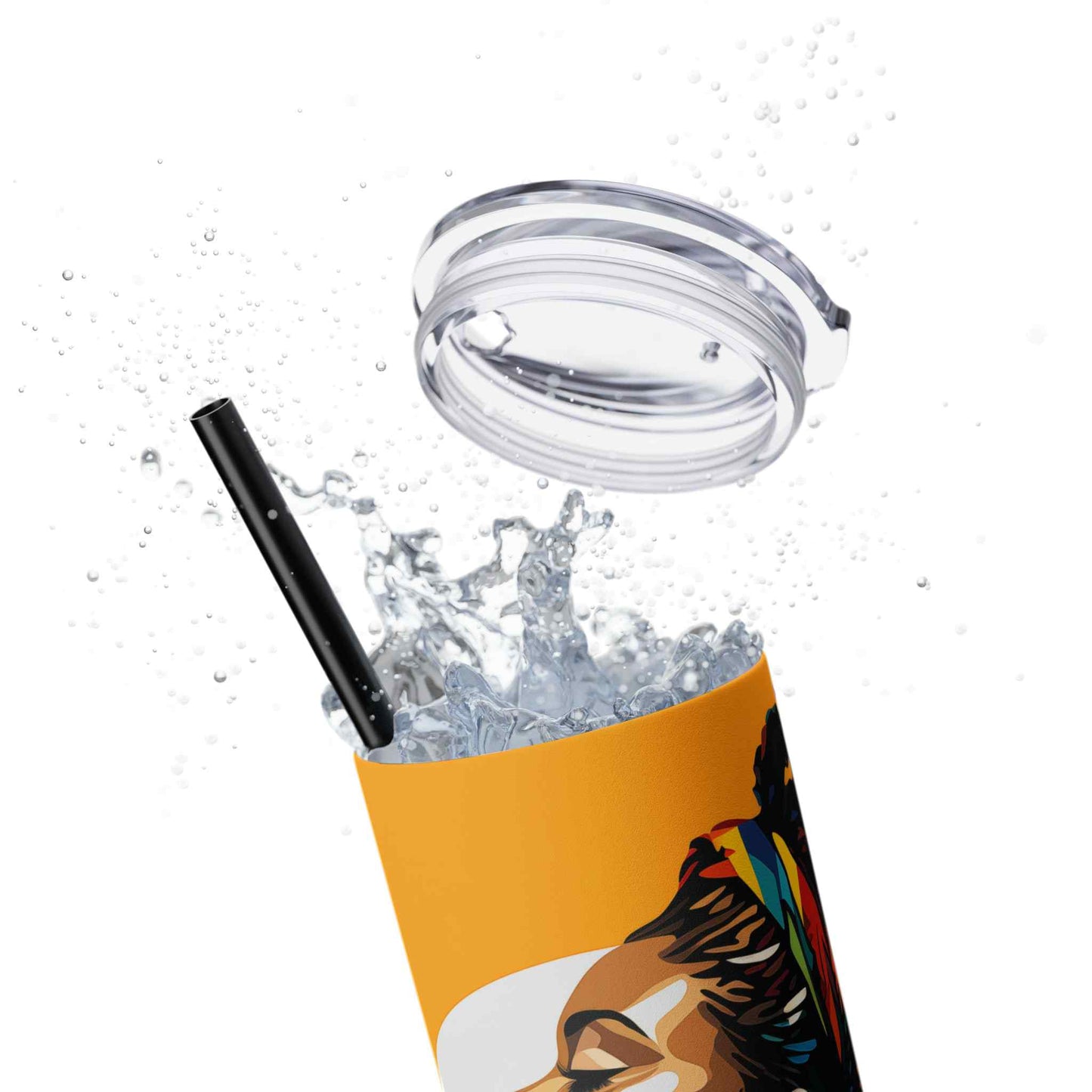 Chroma Tranquility Skinny Tumbler with Straw, 20oz