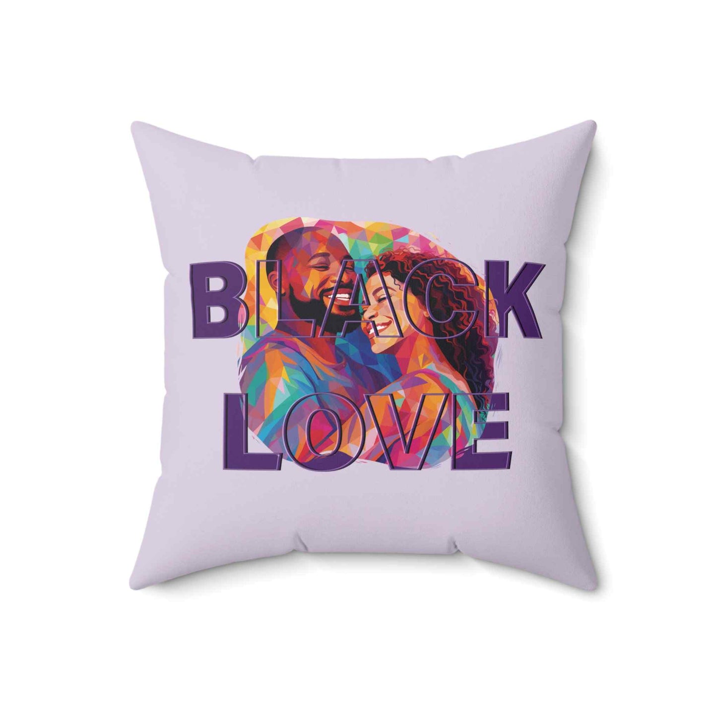Lavender Laughter - All Shades of Love - Square Pillow & Cover