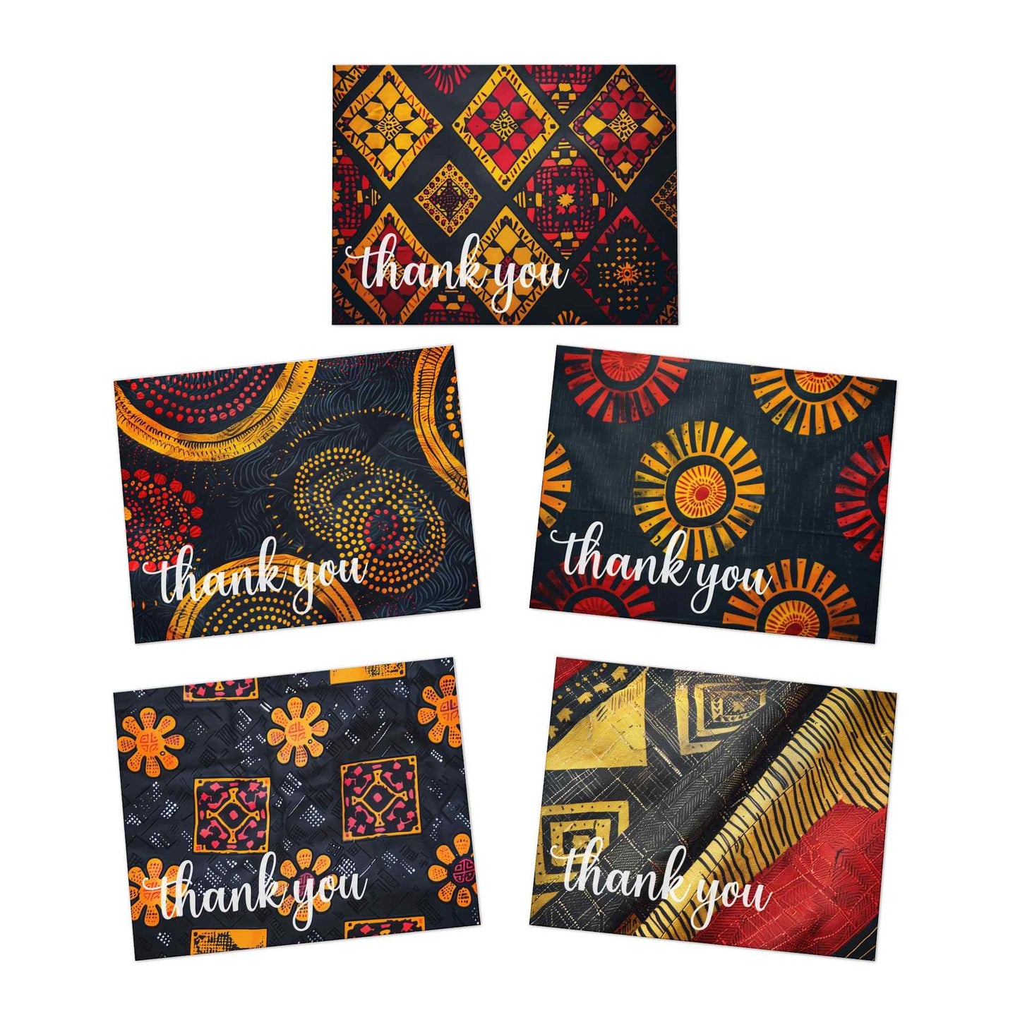 Intense Joy Multi-Design Thank You Cards (5-Pack)