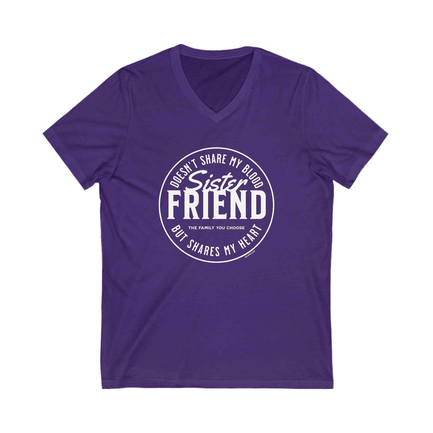 Sister Friend Shirt Women's Premium V-neck T-shirt
