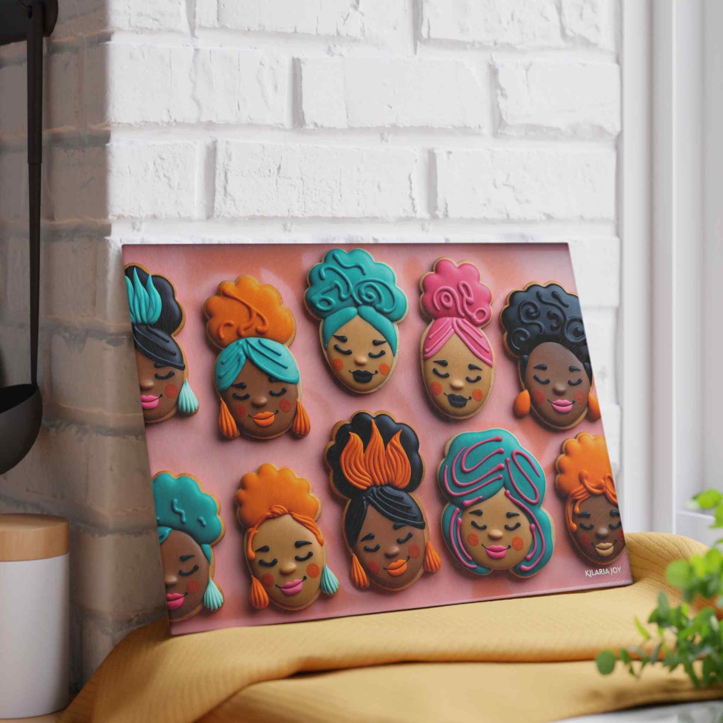 Sisterhood of Sweets Premium Glass Cutting Board